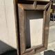 Solid wood frame and plaster molding