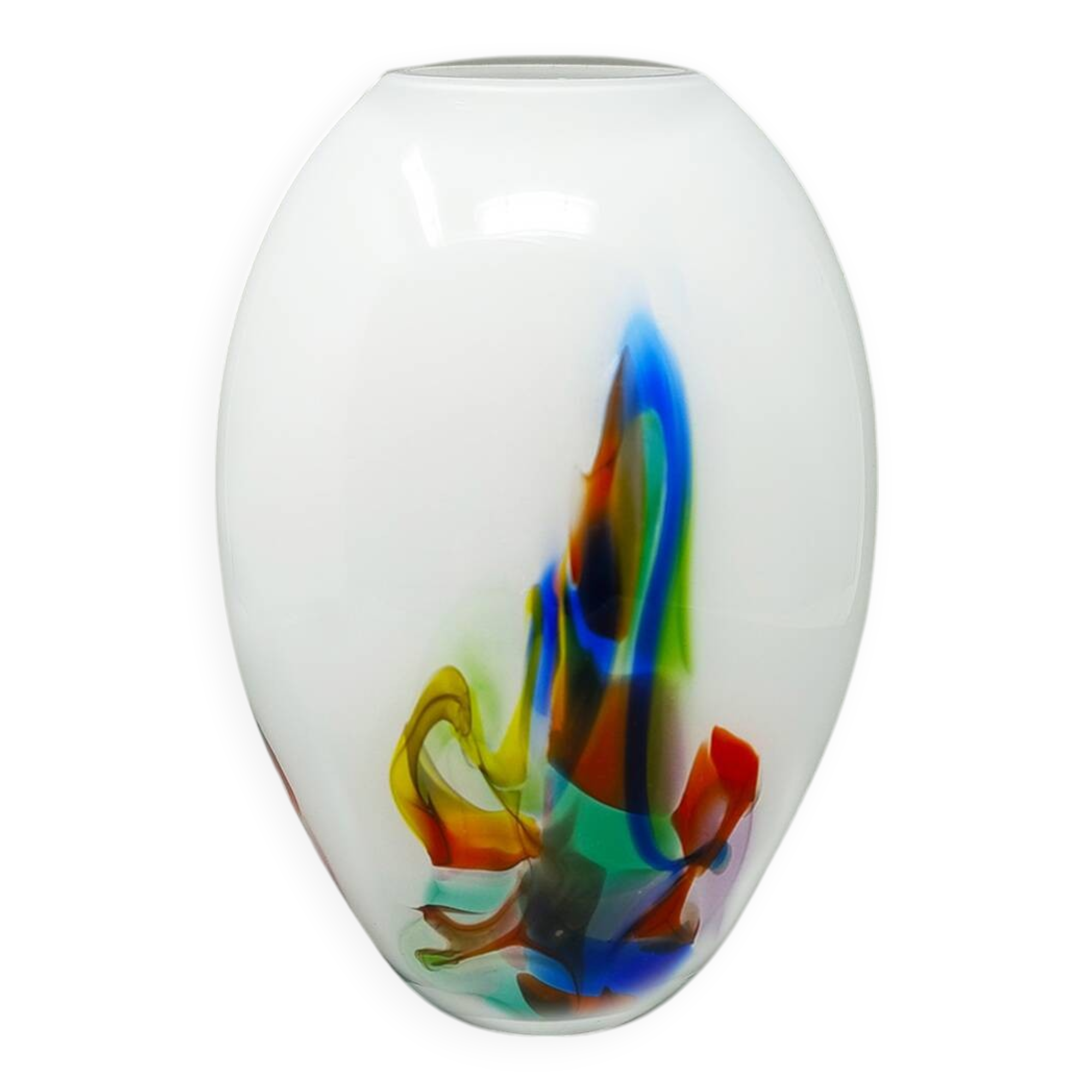 1970s Vase Handcrafted in Murano