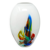 Vase des années 1970 fabriqué à la main à Murano