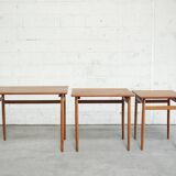 Vintage Nesting Tables by Tove & Edvard Kindt Larsen for Seffle Denmark
