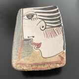 Terracotta cup contemporary pattern