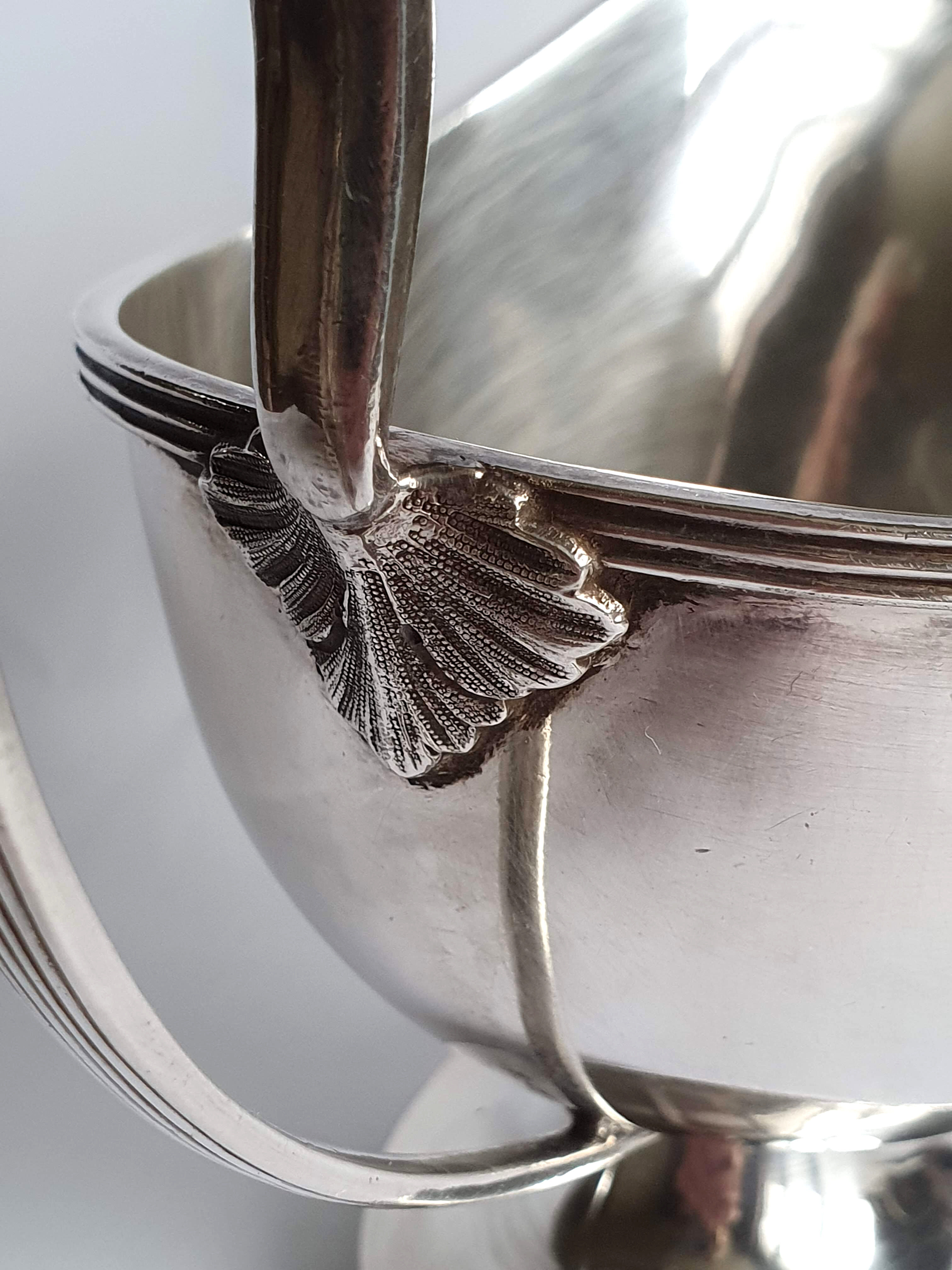 Mappin & Webb Sheffield London silver metal saucière