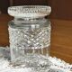 Confit jar / honey pot in signed Waterford crystal