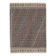 Vintage Turkish kilim, handwoven, 115x153 cm.
