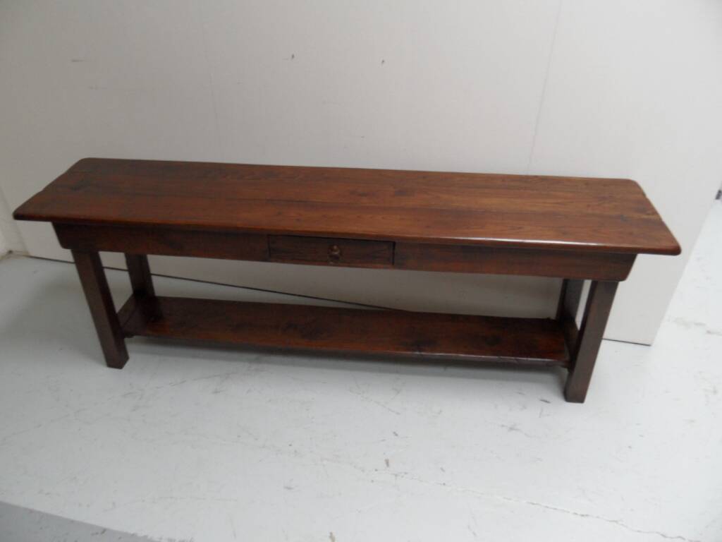 Table de travail en chêne ancien