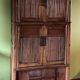 Chinese cabinet made of cypress wood and bamboo