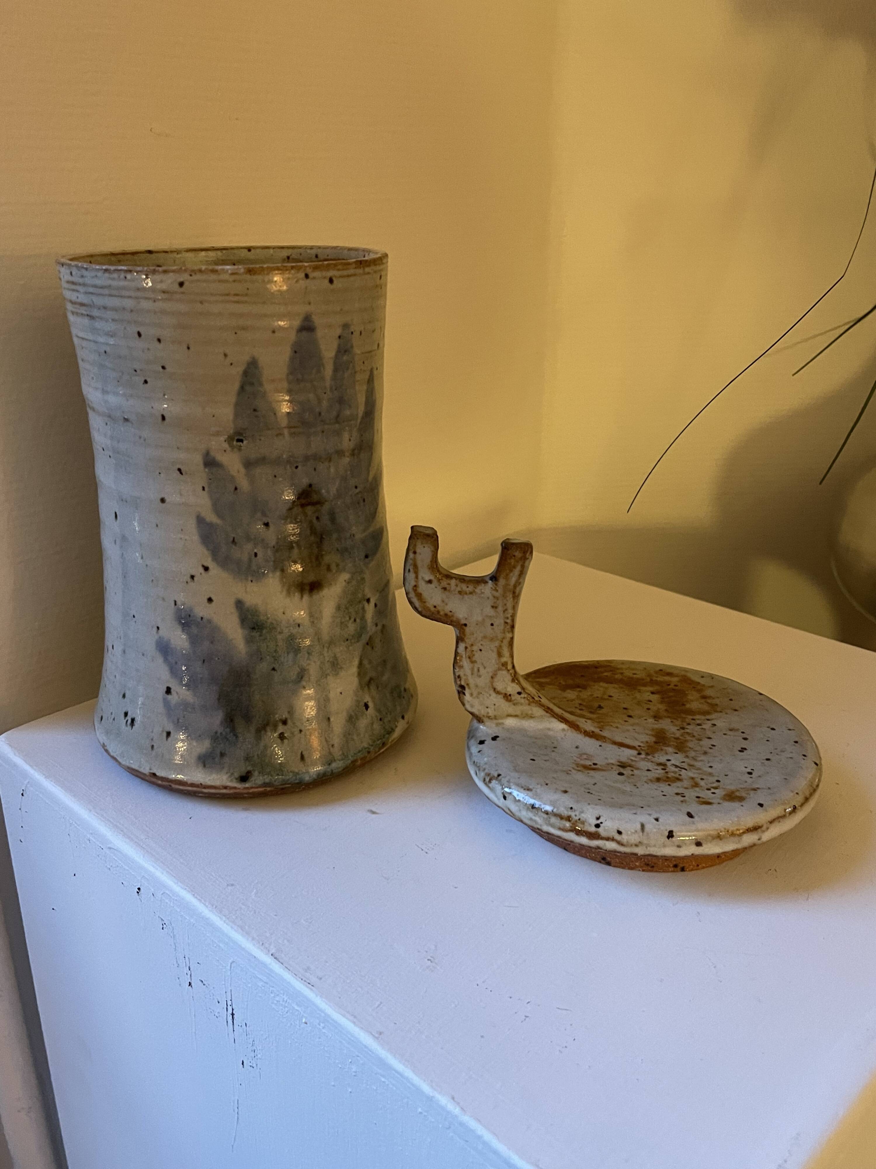 Vintage Vallauris 1950s zoomorphic ceramic pot