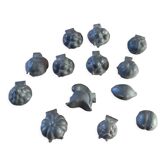XIXth century pewter chocolate molds