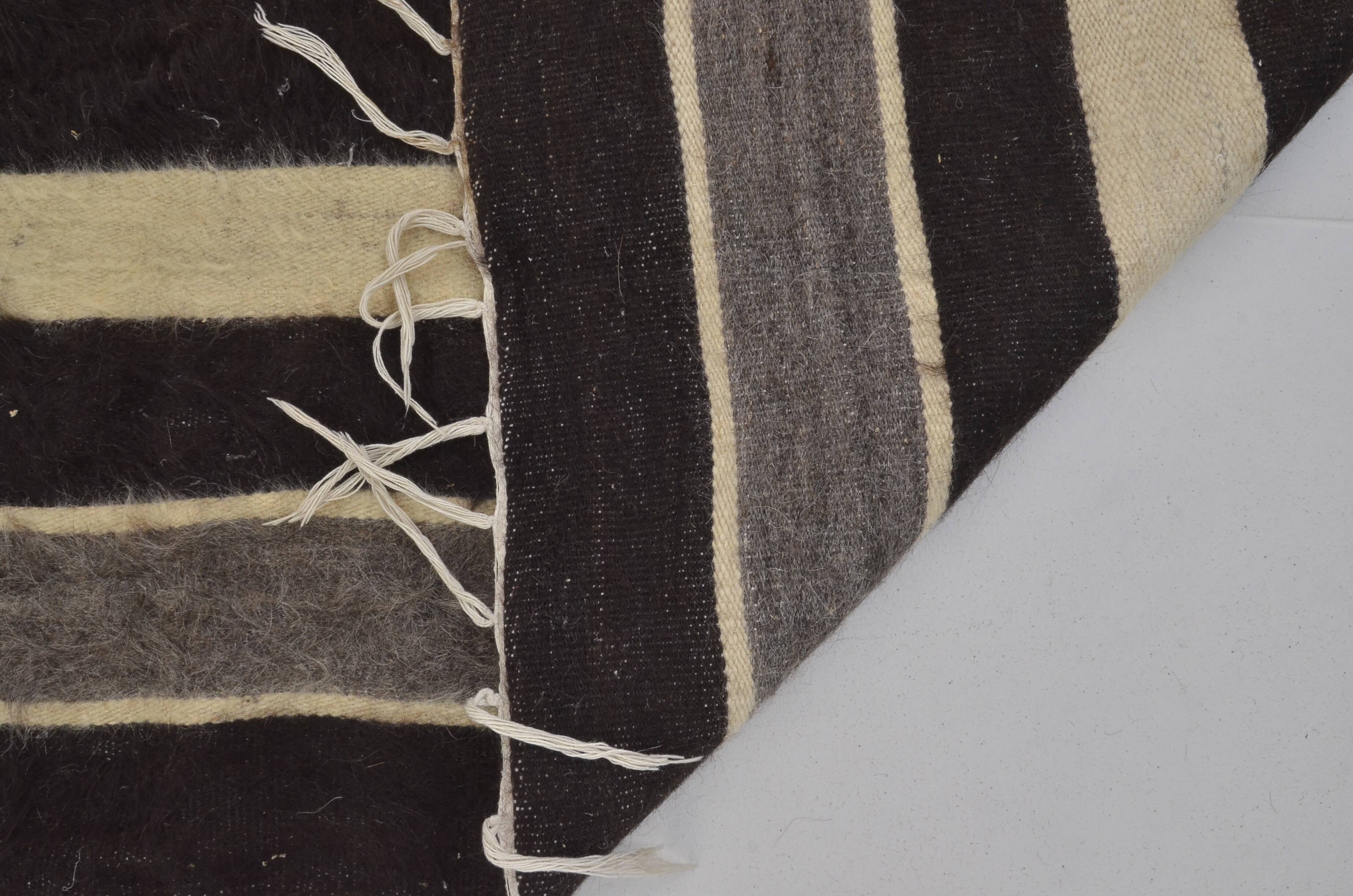 Vintage Anatolian Black Blanket Rug sku 1652