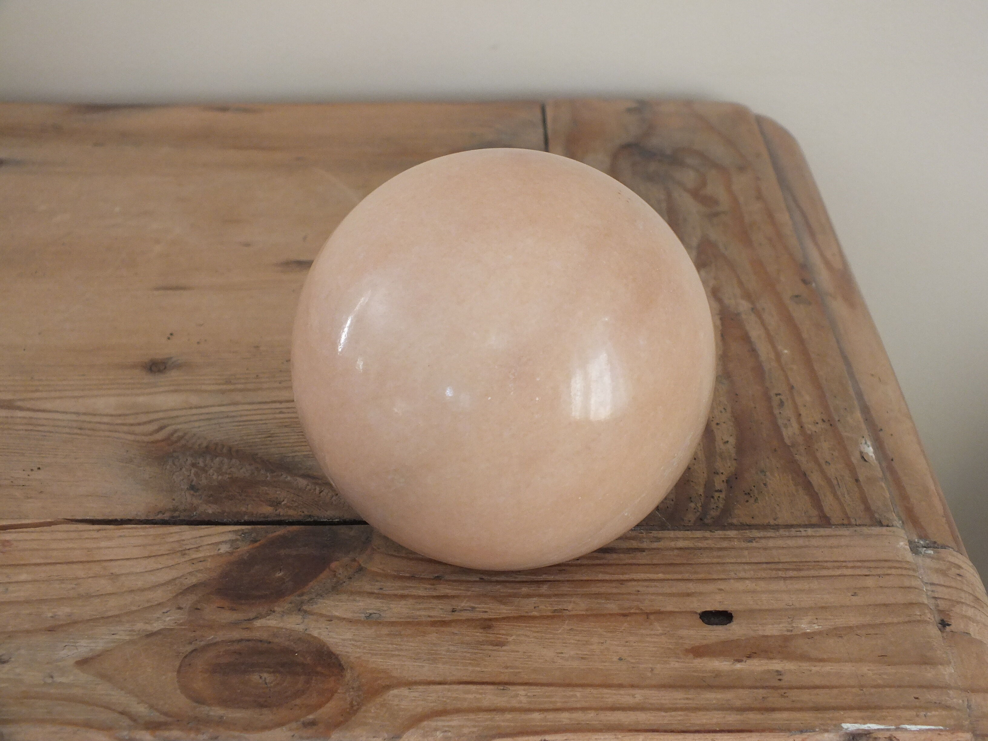 Decorative mineral ball or sphere of marble or other No. 4