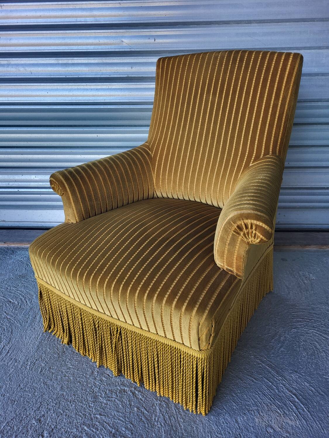 Authentic antique vintage style armchair in good condition