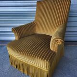 Authentique ancien Fauteuil de style Vintage en bon état