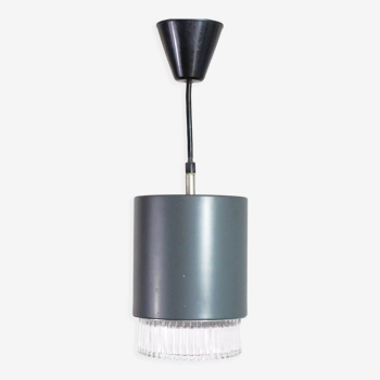 Willa suspension lamp in glass and metal