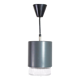 Willa suspension lamp in glass and metal