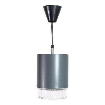 Willa suspension lamp in glass and metal