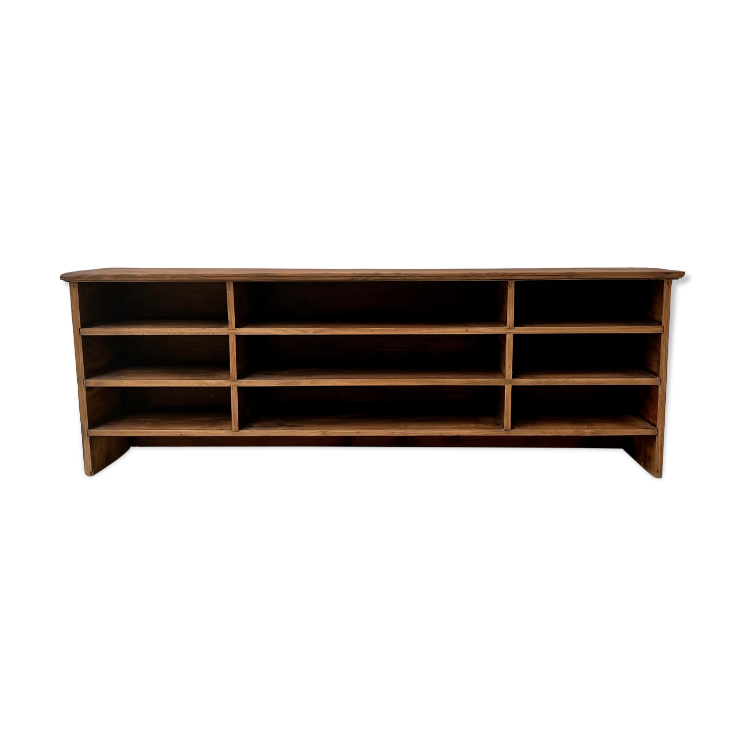Antique pine cabinet with lockers