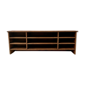 Antique pine cabinet with lockers