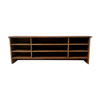 Antique pine cabinet with lockers