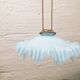 Blue Opaline scalloped