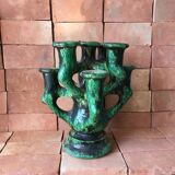 Tamegroute pottery candle holder