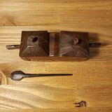 Salière et poivrière en bois