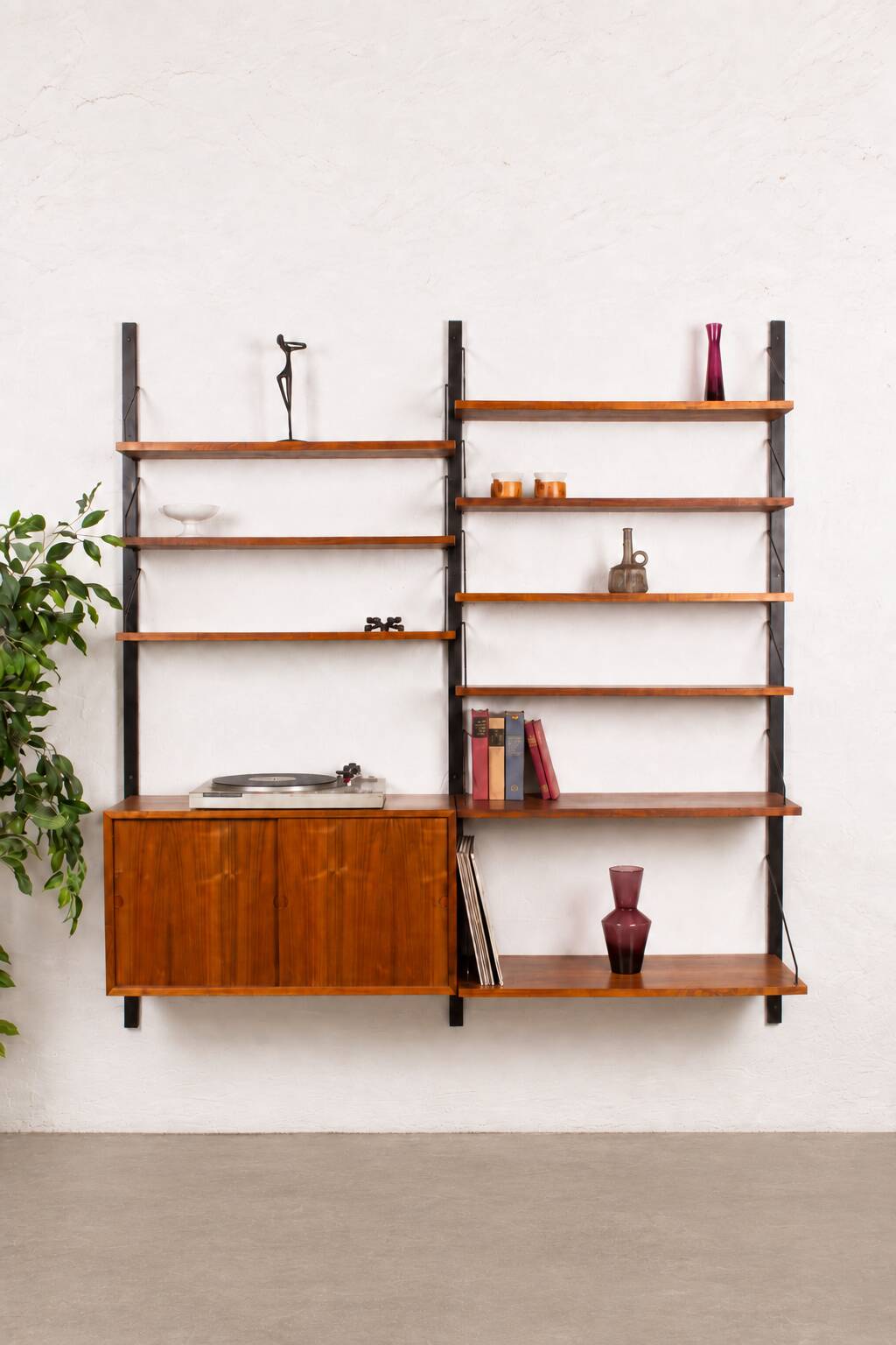 Poul Cadovius Shelving System Cado Royal Vintage Teak 60s
