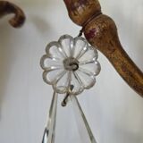 Wall sconce with pendants in Louis XV style