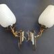 Pair of Art Deco wall sconces from the 1960s.