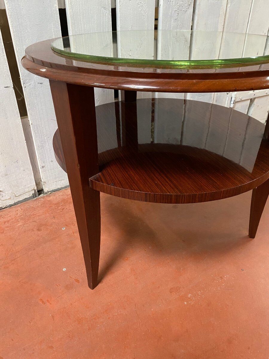 Art deco pedestal table