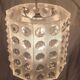 Vintage hexagonal cabochon pendant light – 70s