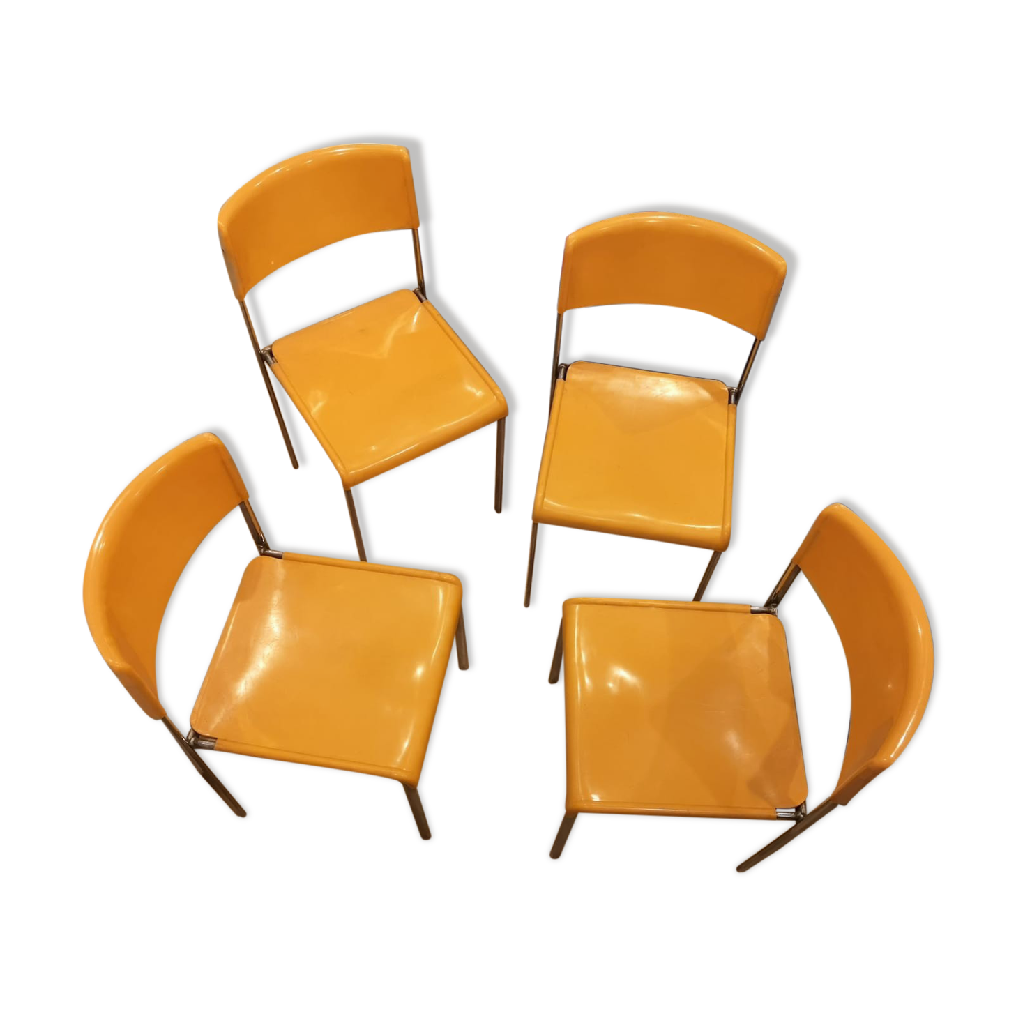 4 L303 chairs by Lafargue