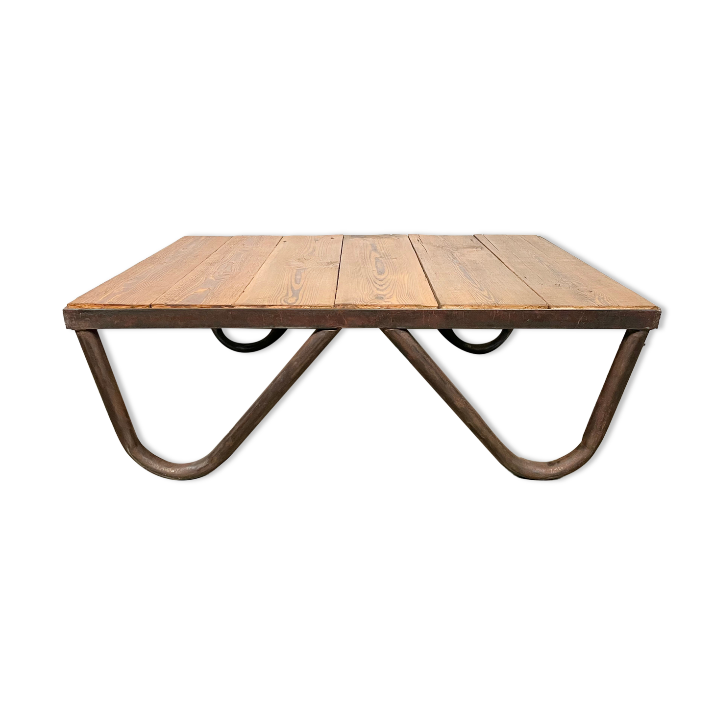 Table basse industrielle, années 1960