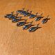 Silver knife holders whale model
