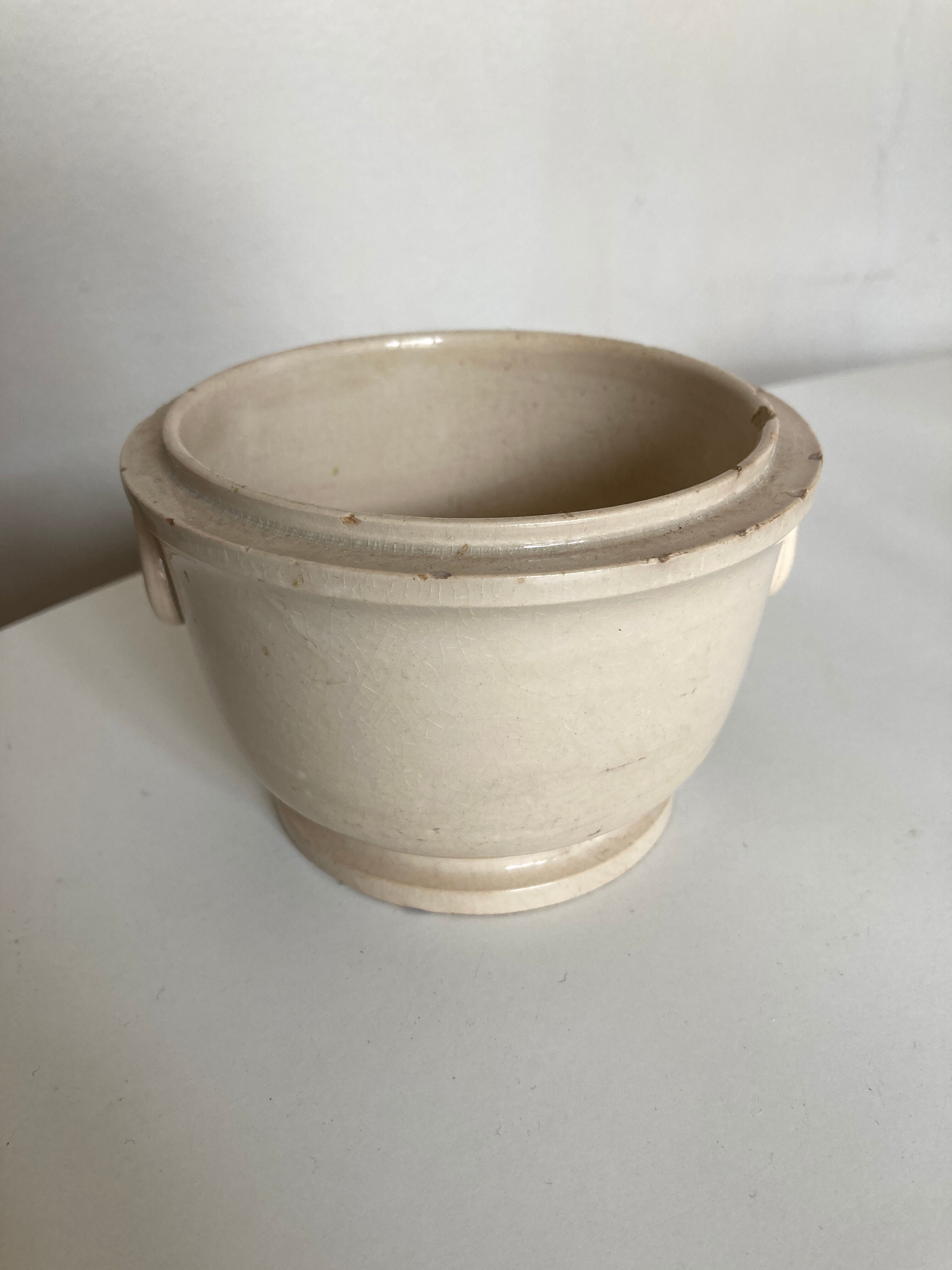 Pot de faïence directoire de digoin et sarreguemines néo classique 1860