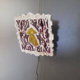 Vintage brutalist wall light