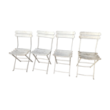 4 folding garden chairs