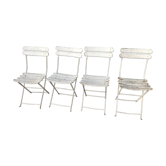 4 folding garden chairs