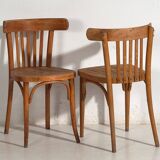 Anciennes chaises de bistro Thonet (c.1920). Ensemble de 6 pièces #4