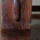 Table de ferme XXL rustique brutaliste "Olavi" en orme teinté NF meubles 12 convives