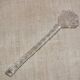 Spun crystal mustard or jam spoon