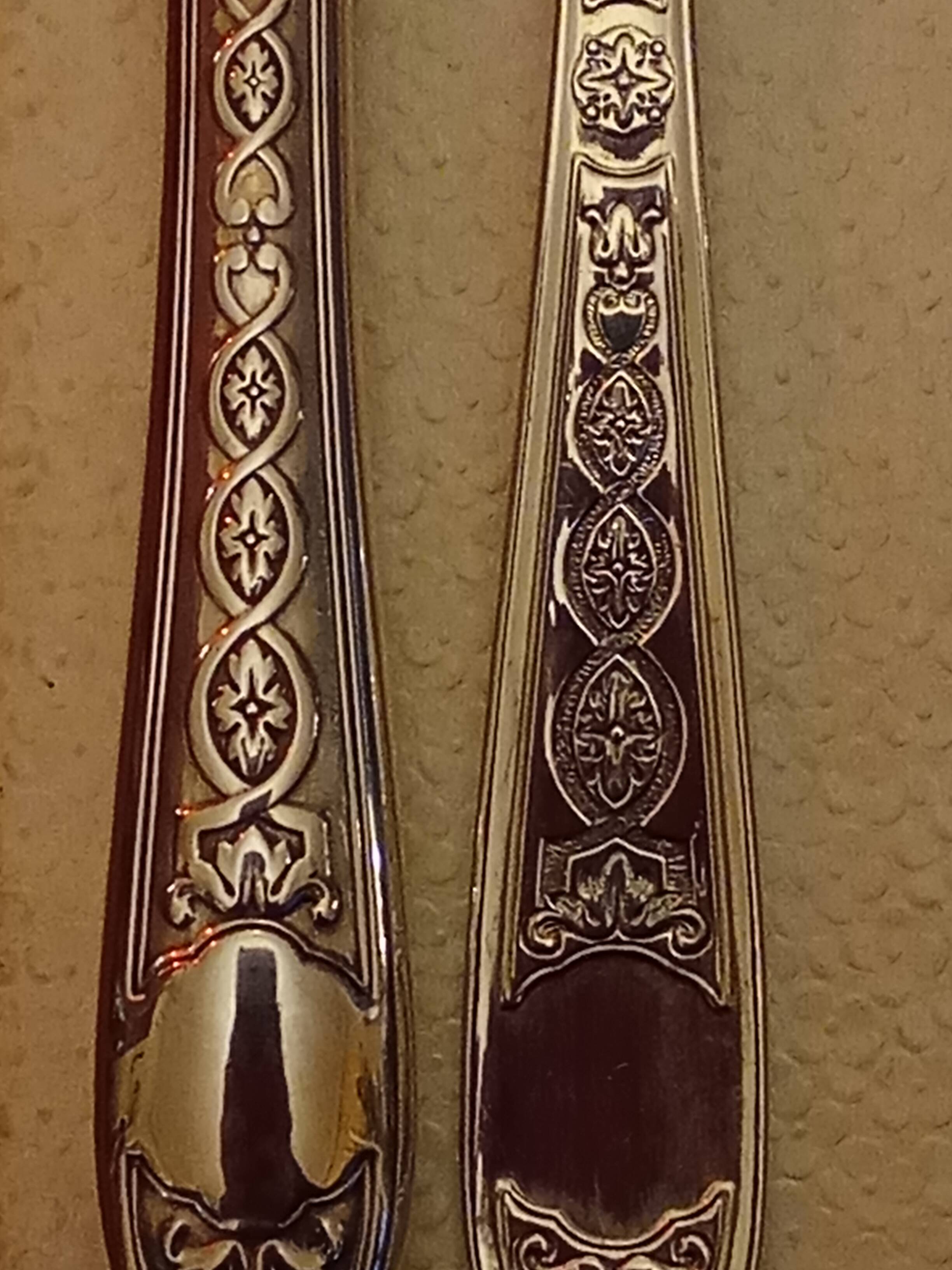 Christofle Villeroy pattern 4-piece cutlery set