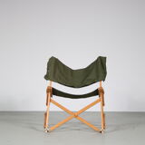 1960s “Praia” Folding chair by Pier Giacomo Castiglioni for Gavina, Italy
