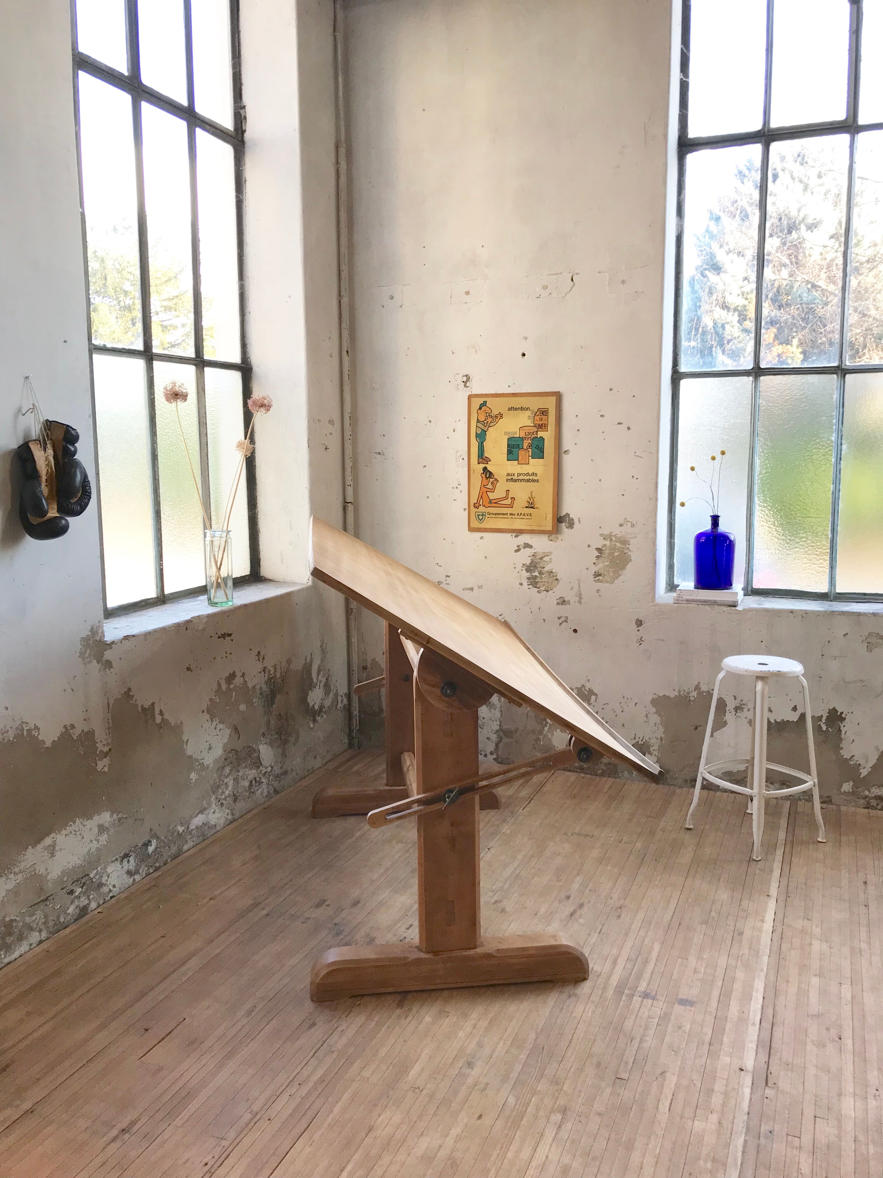 Architect wooden table