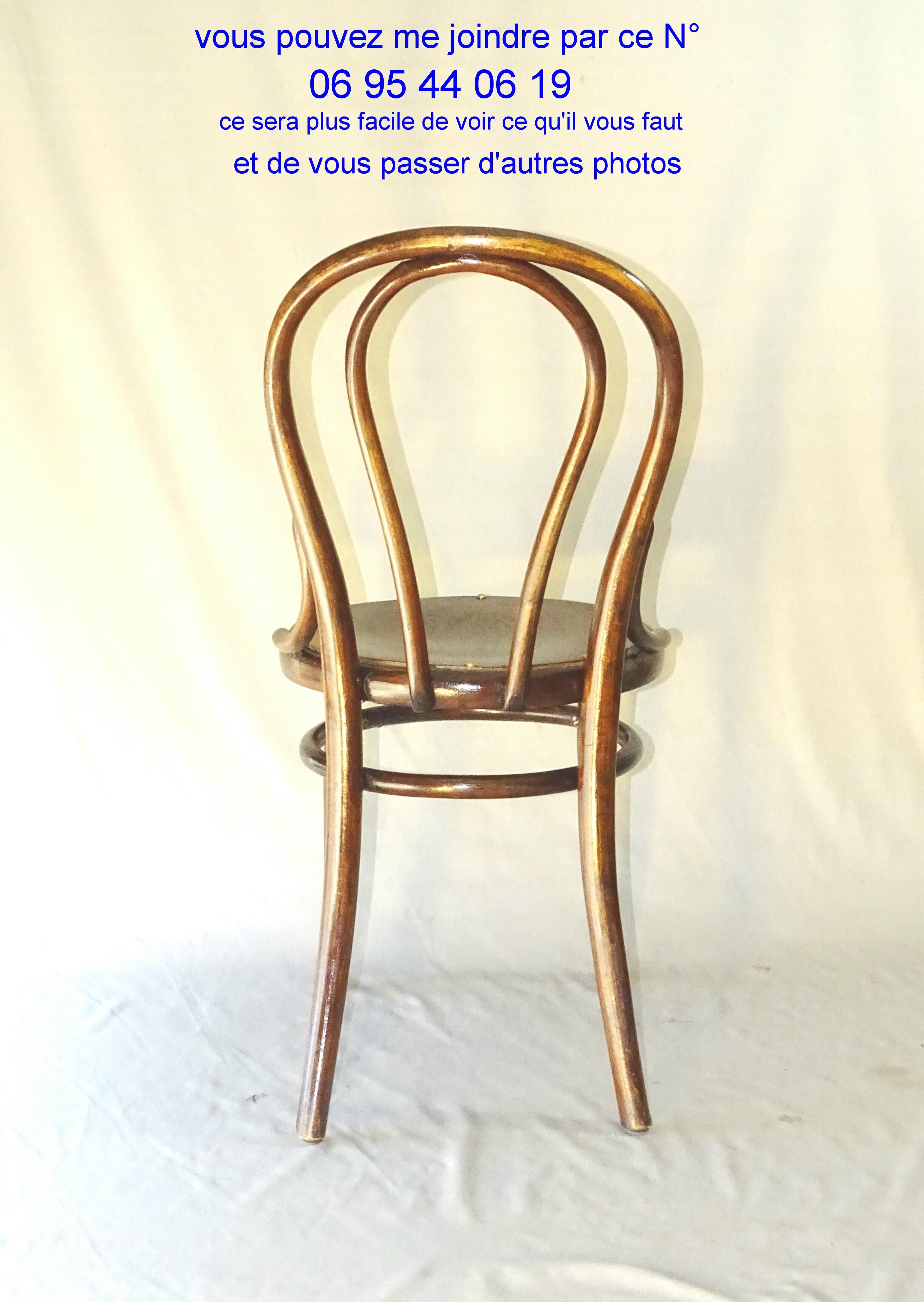Thonet chair N°18 circa 1880 wooden seat