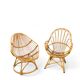 2 x Rohe Noordwolde rattan chairs / Dirk van Sliedregt / 1960s