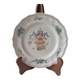 Longchamp earthenware plate. Birdcage decoration