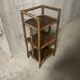 1970s rattan shelf