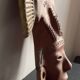 Masque terre cuite reproduction vintage mexique