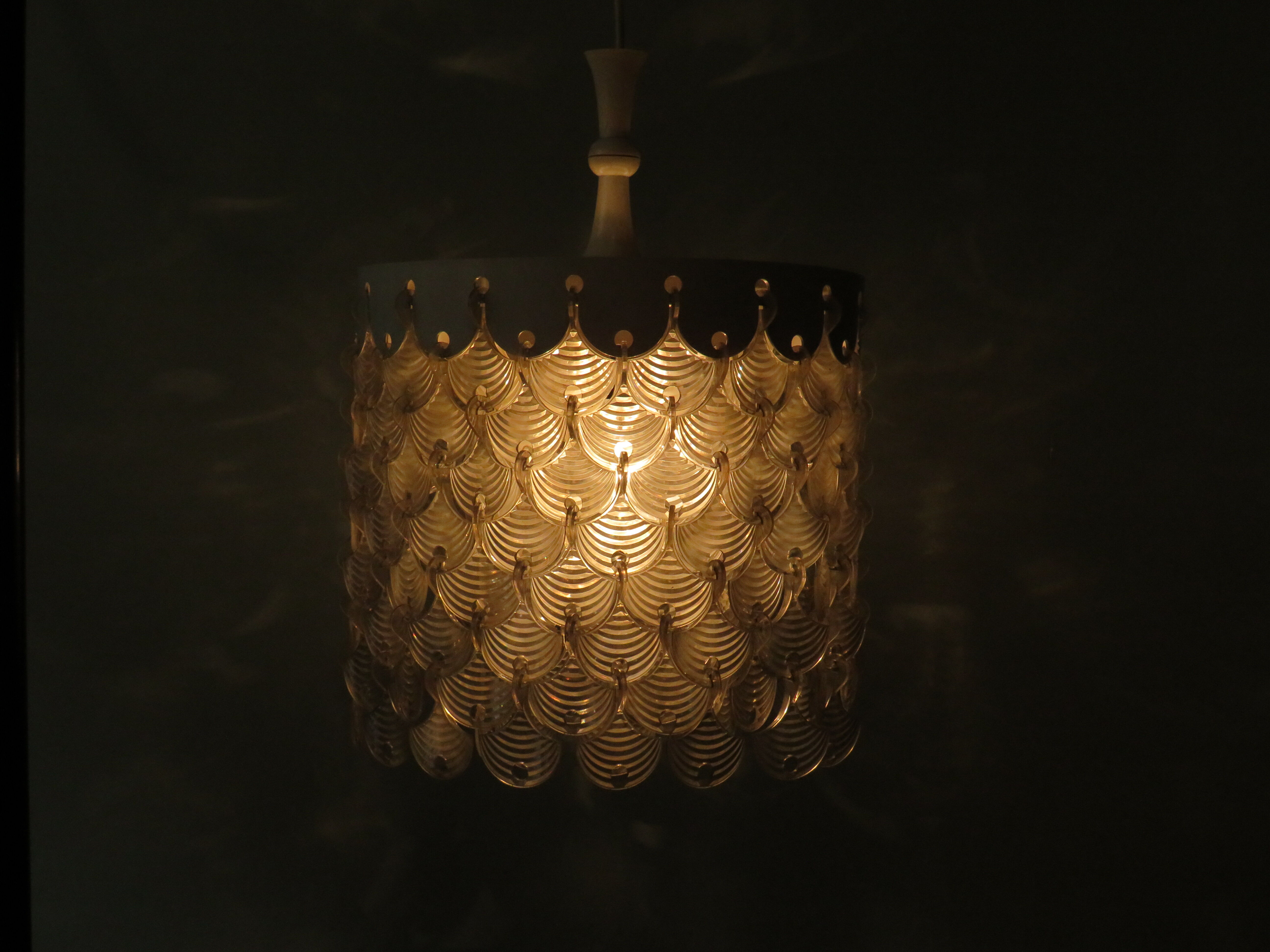 Space Age vintage chandelier  from the 1970s