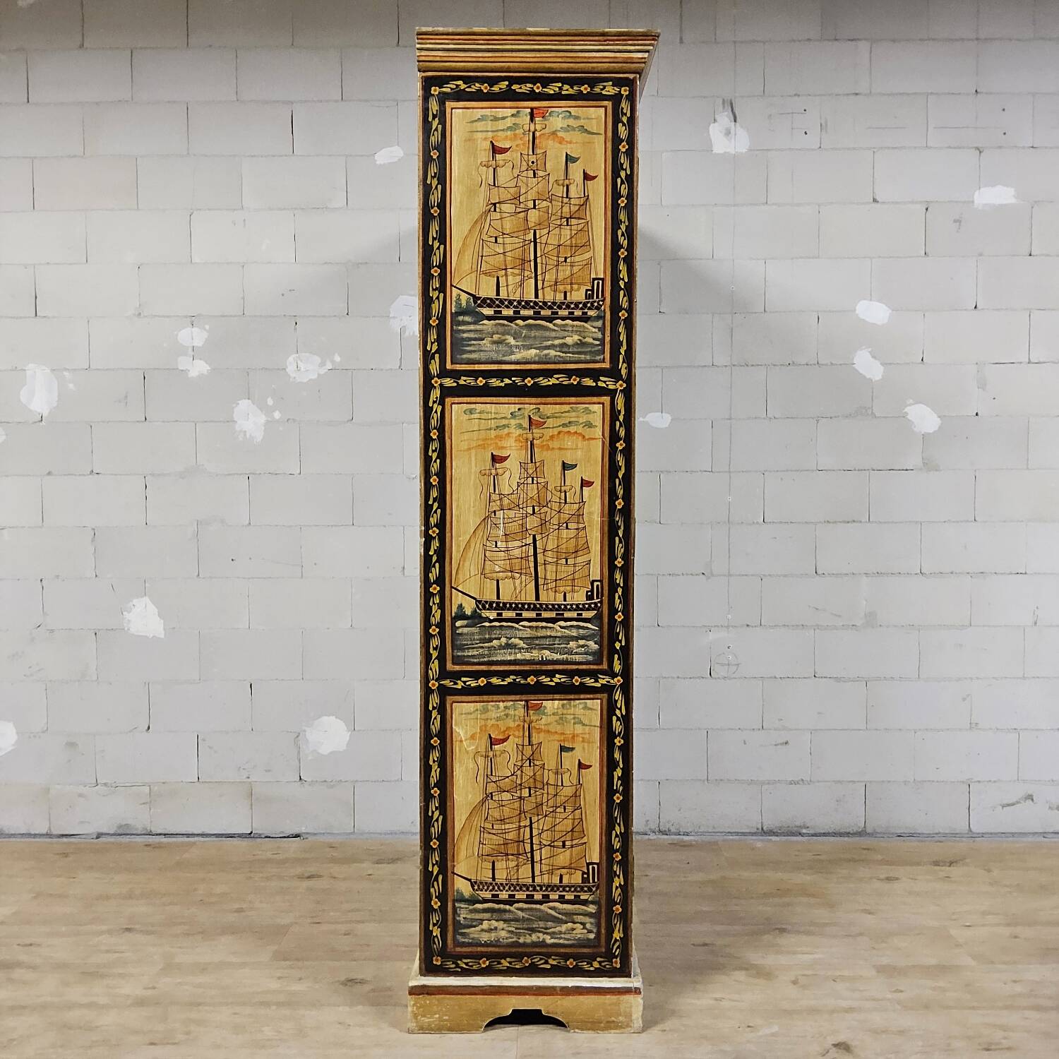 Vintage Indian wardrobe (nautical / ships) bohemian